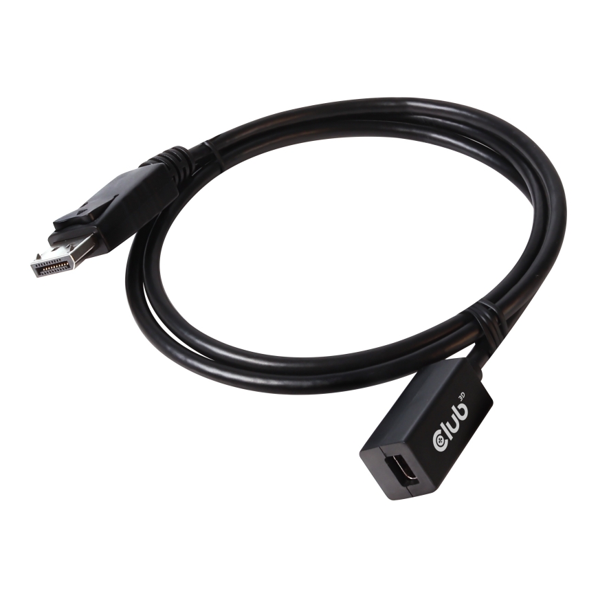 CLUB3D CAC-1120 DisplayPort-kaapeli 1 m Mini DisplayPort Musta – 3