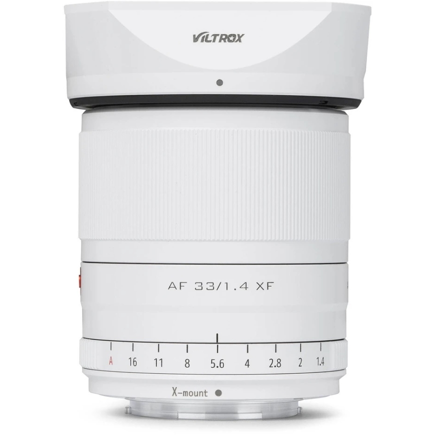 Fotoaparāta objektīvs - Viltrox FX 33 mm F1.4 AF Fuji X savienojums balts – 2