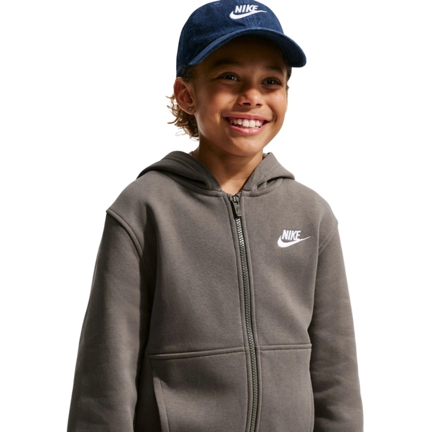 Nike Sportswear Club Fleece bērnu kapuce pelēks FD3004 289 (S) – 3