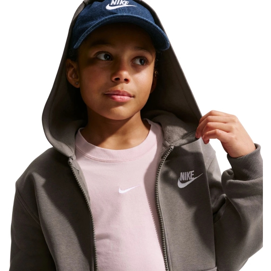 Nike Sportswear Club Fleece Kids' Hoodie Gray FD3004 289 (S) – 5