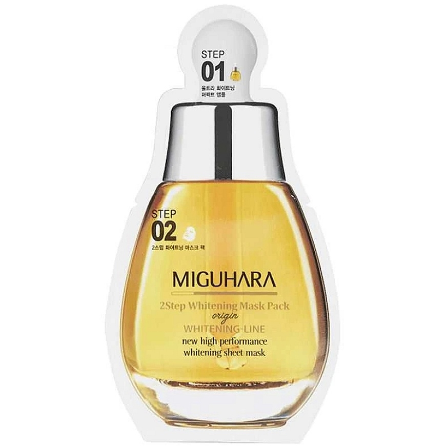 Miguhara 2 STEP WHITENING MASK PACK ORIGIN 2 u