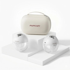 Momcozy M5 krūts sūknis ar lietotnes vadību – divu priekšmetu komplekts Pelēks