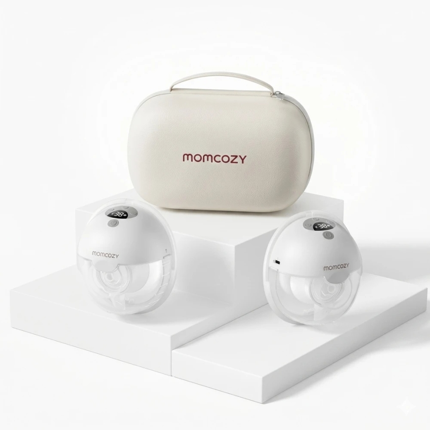 Momcozy M5 rinnapump rakenduse juhtimisega – topeltsari Hall