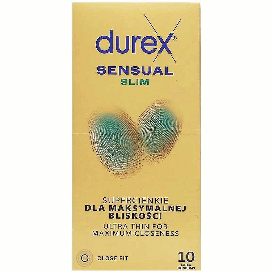 Durex Sensual Slim lateksikondomit 10 kpl – 4