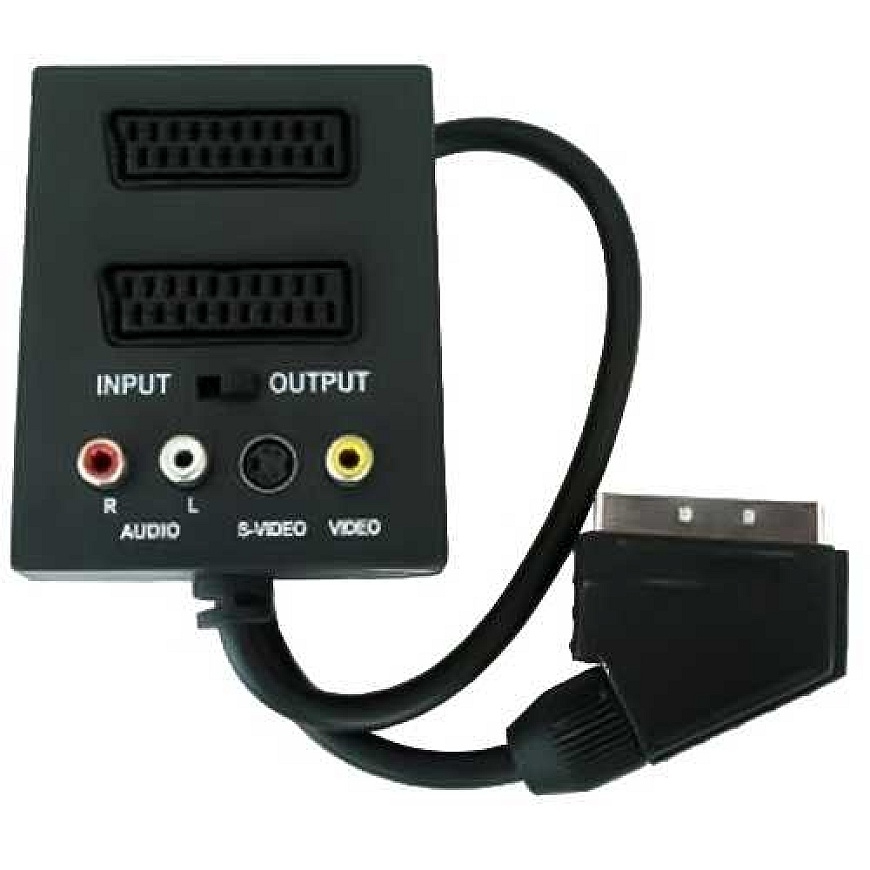 SCART - RCA/S-Video adapter PremiumCord (Used A)