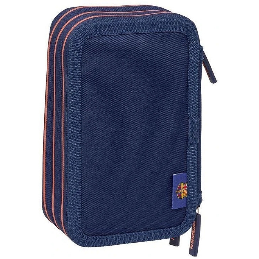 Safta FC Barcelona three-compartment pencil case with 37 accessories 412526857 – 3