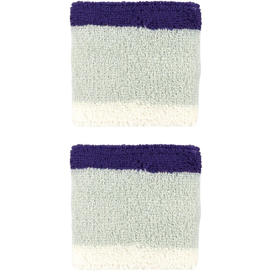 Nike Swoosh Wristbands 2 pcs. gray-purple-white N1012405043 – 2