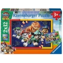 Ravensburger Paw Patrol Dino elokuvan palapeli 2x12kpl Ravensburger Paw Patrol Dino elokuvan palapeli 2x12kpl