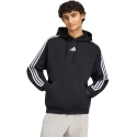 Miesten adidas Essentials 3-Stripes Fleece Hoodie musta KY6602 (L)