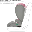 KINDERKRAFT I-SPARK 2 PLUS I-SIZE autoistmed, 100-150 cm, Roosa, KCISPA02PNKPL00