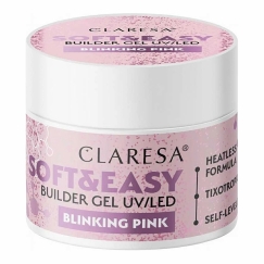 Activeshop Claresa Soft&Easy Builder Gel Blinking Pink – Construction Gel, 45 g