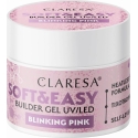 Activeshop Claresa Soft&Easy Builder Gel Blinking Pink – Construction Gel, 45 g