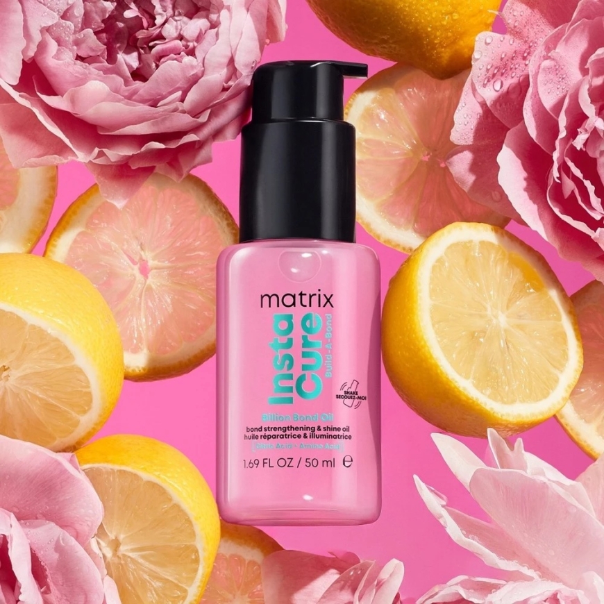 Плёнка для волос Matrix Insta Cure Build-A-Bond Billion Bond Oil 50 мл – 3