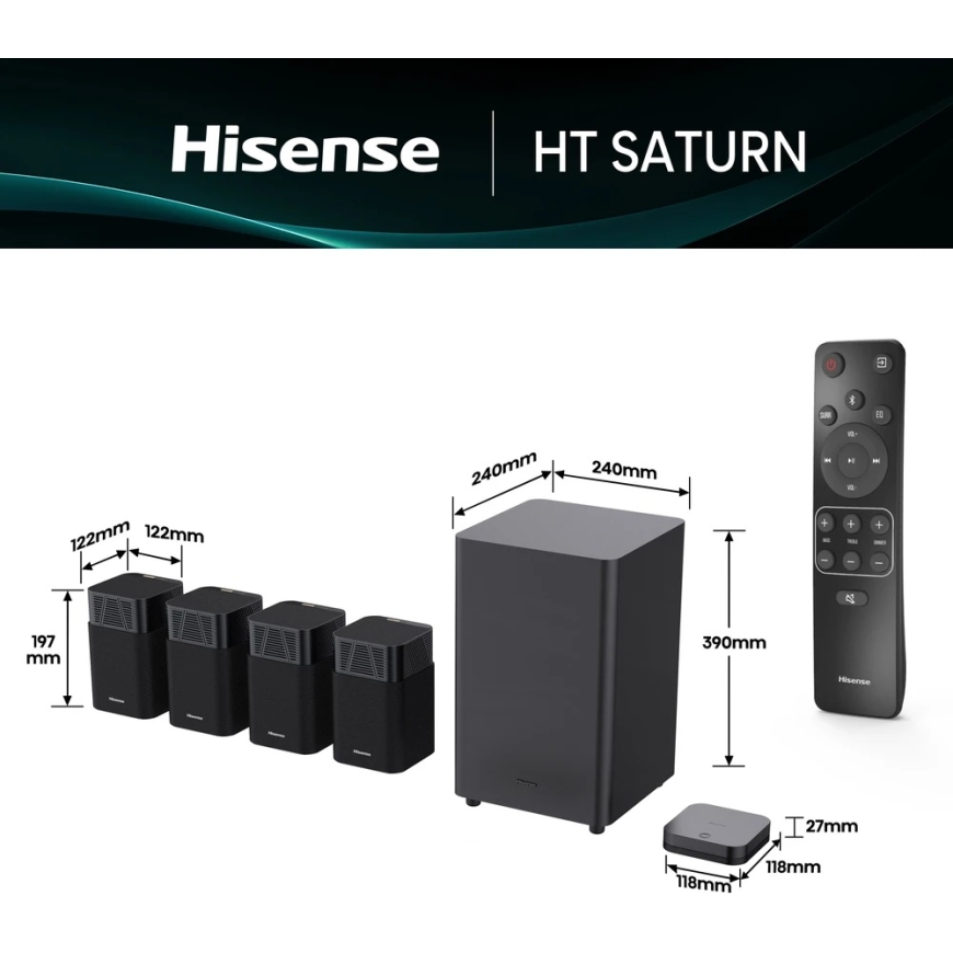 Домашняя киносистема Hisense HT SATURN