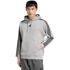 Bluza vyriška adidas Essentials 3-Stripes French Terry Hoodie pilka KY4202 (XL)