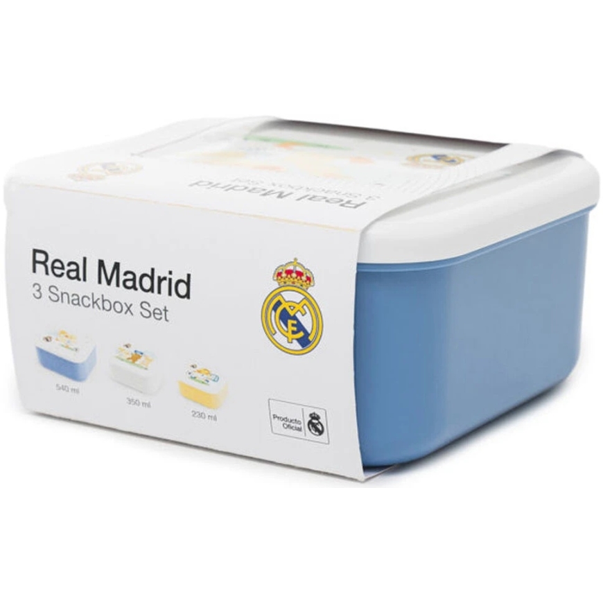 Miniland Barcelona Reālais Komplekts 3 Pusdienu Kastes Real Madrid – 5
