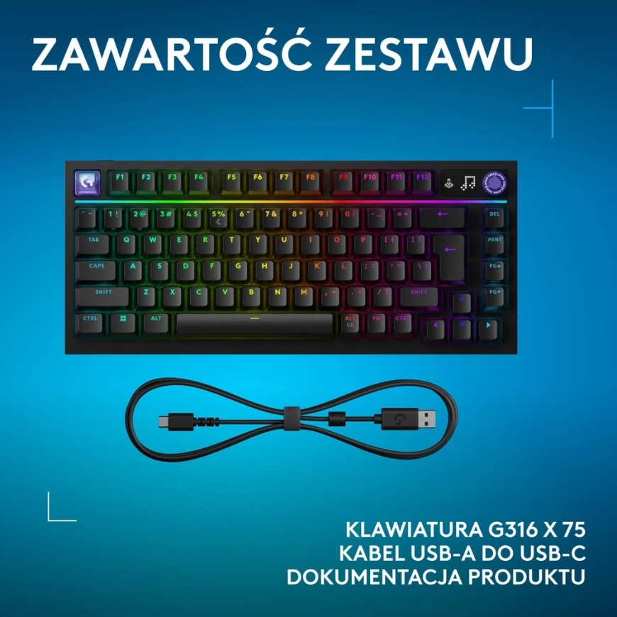 Logitech G316 X 75 GL Tactile klaviatuur (920-014281) – 2