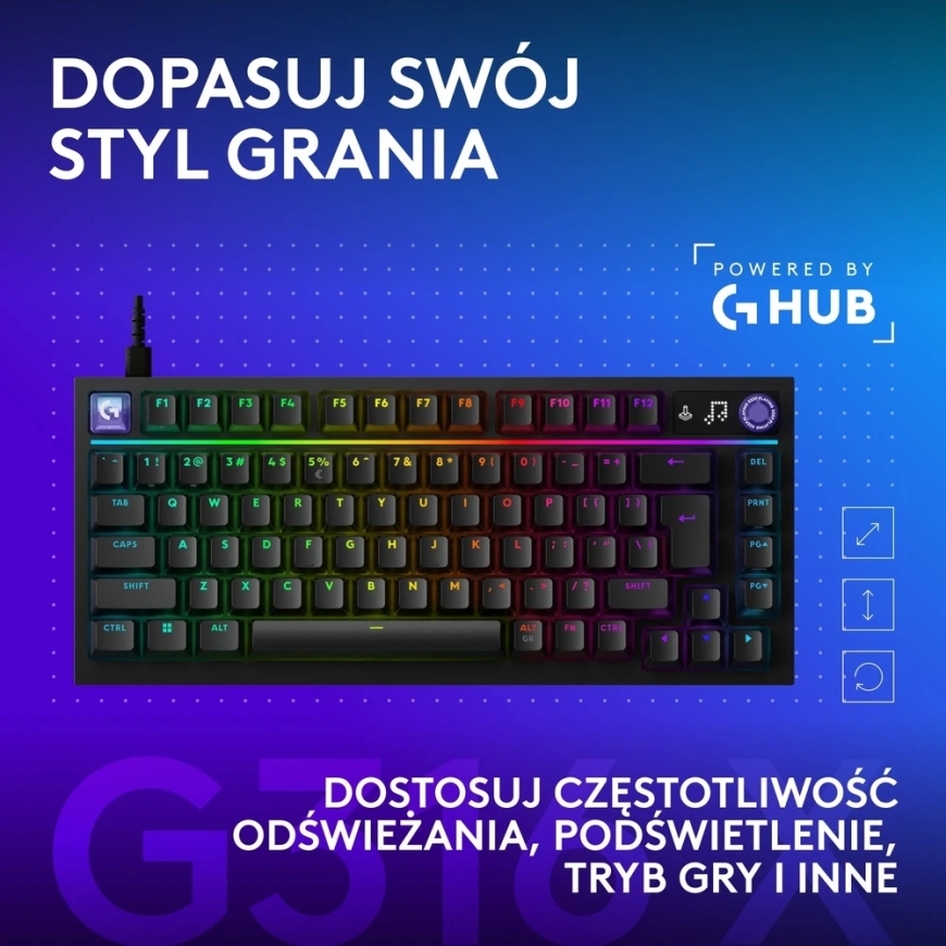Logitech G316 X 75 GL Tactile -näppäimistö (920-014281) – 4