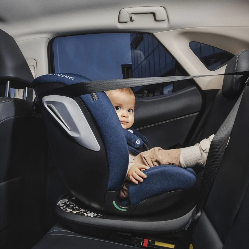 KINDERKRAFT autotuoli I-GROW 2 PLUS, 40-150 cm, Vihreä, KCIGRO02GREPL00 – 3