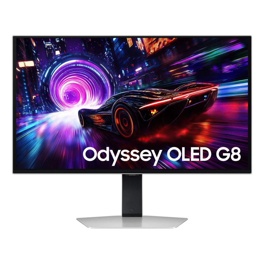 Samsung G81SF kompiuterio monitorius 68,6 cm (27") 3840 x 2160 pikseliai 4K Ultra HD OLED Sidabras