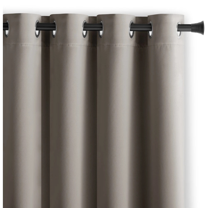 Beeži kardin silmustega AmeliaHome 140 × 245 cm – 2