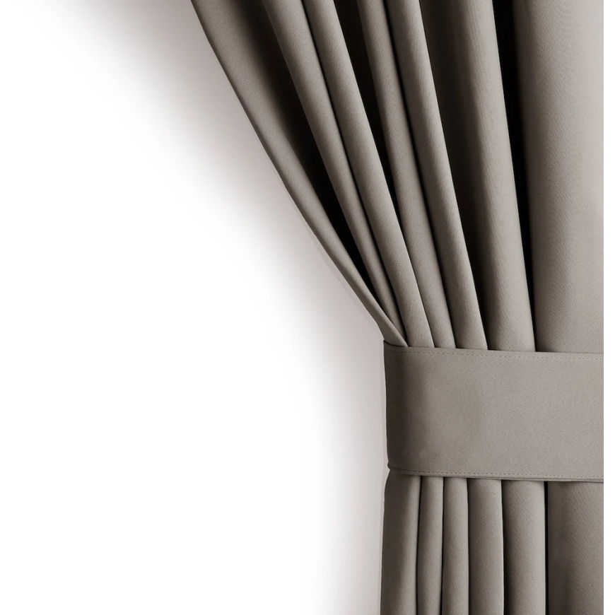 Smėlio spalvos užuolaida su kilpomis AmeliaHome 140 × 245 cm – 4