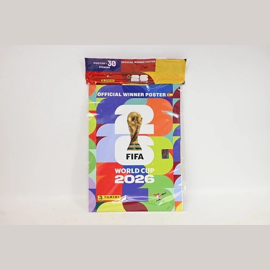 Panini-koko FIFA World Cup 2026 -juliste tarroilla
