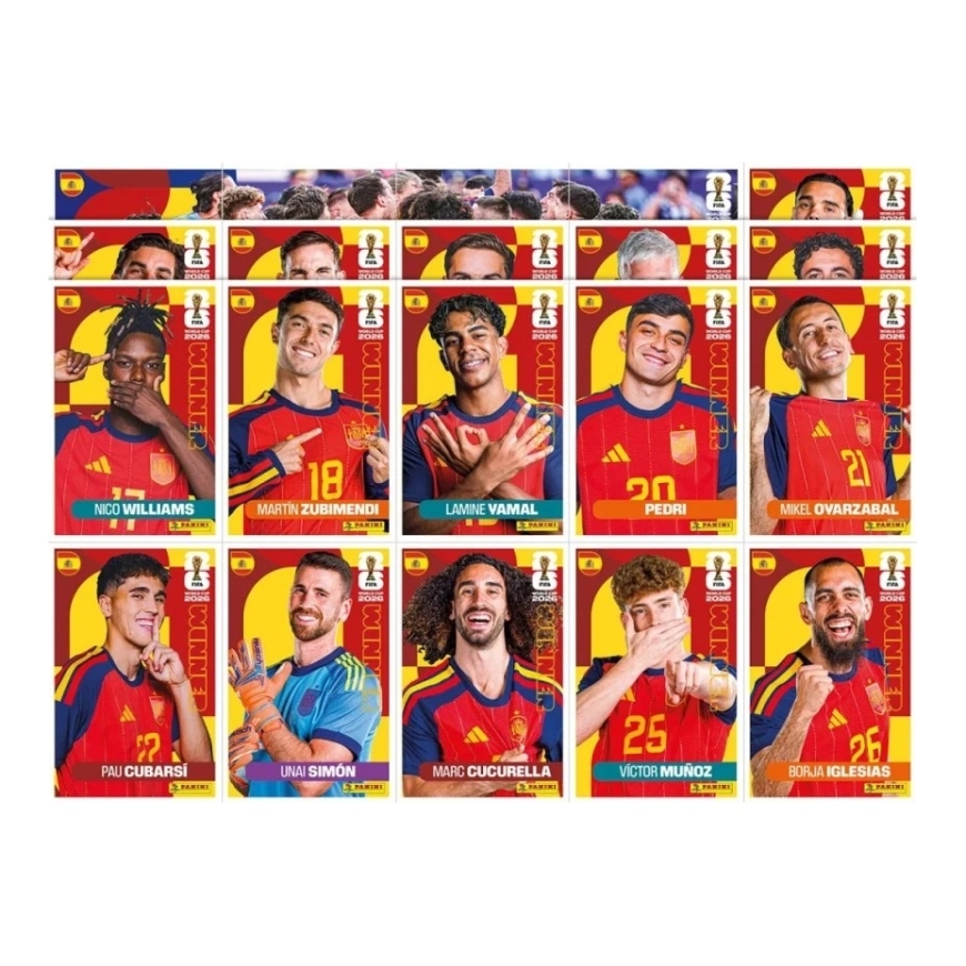 Panini-koko FIFA World Cup 2026 -juliste tarroilla – 4