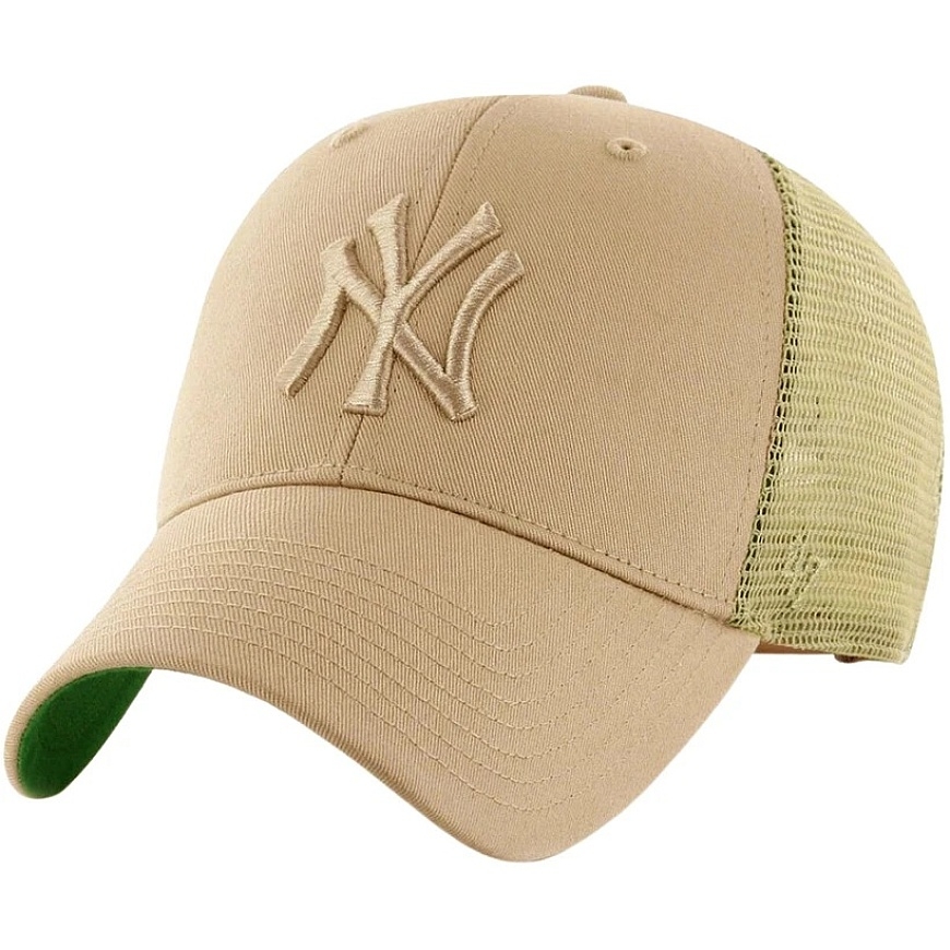 Kübar 47 Brand '47 New York Yankees Branson snapback caps, liiv / khaki B-BRANS17CTP-KH