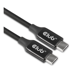 CLUB3D CAC-1535 USB кабель USB 3.2 Gen 2 (3.1 Gen 2) 5 m USB C 10 Gbit/s 60 W Черный