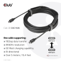 CLUB3D CAC-1535 USB kabelis USB 3.2 Gen 2 (3.1 Gen 2) 5 m USB C 10 Gbit/s 60 W Melns CLUB3D CAC-1535 USB kabelis USB 3.2 Gen 2 (3.1 Gen 2) 5 m USB C 10 Gbit/s 60 W Melns