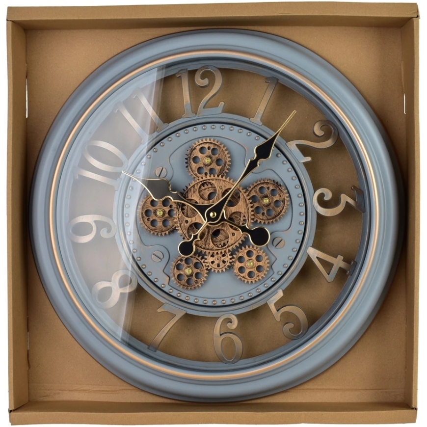 Mondex Since 1986 RAMSEY pulkstenis 45cm ar kustīgu mehānismu 45x45x7cm – 3