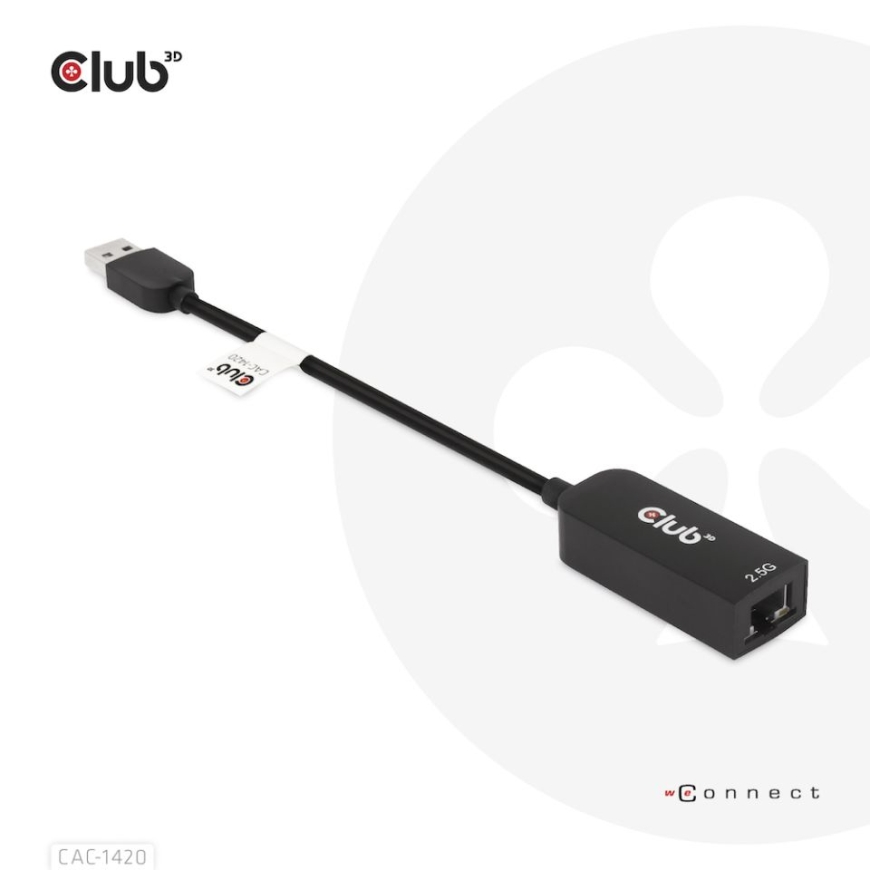 CLUB3D CAC-1420 tīkla karte Ethernet 2500 Mbit/s – 3