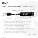 CLUB3D CAC-1420 tīkla karte Ethernet 2500 Mbit/s CLUB3D CAC-1420 tīkla karte Ethernet 2500 Mbit/s