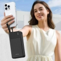 Dudao K11 Max 30000mAh ārējā barošanas avots ar integrētiem kabeļiem - melns Dudao K11 Max 30000mAh ārējā barošanas avots ar integrētiem kabeļiem - melns