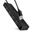 Axagon HUE-C1A interfeisa centrmezgls USB 3.2 Gen 1 (3.1 Gen 1) Type-A 5000 Mbit/s Melns Axagon HUE-C1A interfeisa centrmezgls USB 3.2 Gen 1 (3.1 Gen 1) Type-A 5000 Mbit/s Melns