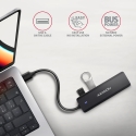 Axagon HUE-C1A keskitin USB 3.2 Gen 1 (3.1 Gen 1) Type-A 5000 Mbit/s Musta Axagon HUE-C1A keskitin USB 3.2 Gen 1 (3.1 Gen 1) Type-A 5000 Mbit/s Musta