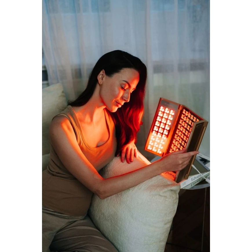 LED Valgusterapeutiline Paneel - Beautifly BeautiLight Duo Golden 496 Diodid 5 Lainepikkust 465–1064 nm 12 Programmi 3 Intensiiv