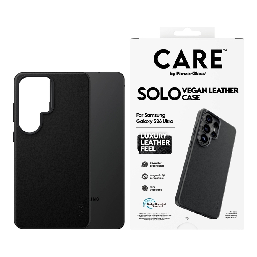 PanzerGlass CARE™ by ® Solo Case Black w. Qi Samsung Galaxy S26 Ultra mobiiltelefoni ümbris Kate Mus – 2