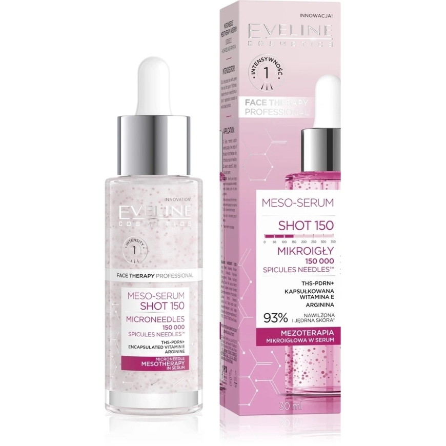 Eveline Cosmetics Meso-Serum Shot mikroadatu mezoterapija serums 30 ml