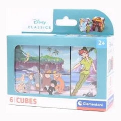 Clementoni Clementoni Paveikslėlių kaladėlės 6 vnt. Disney Classic 40657
