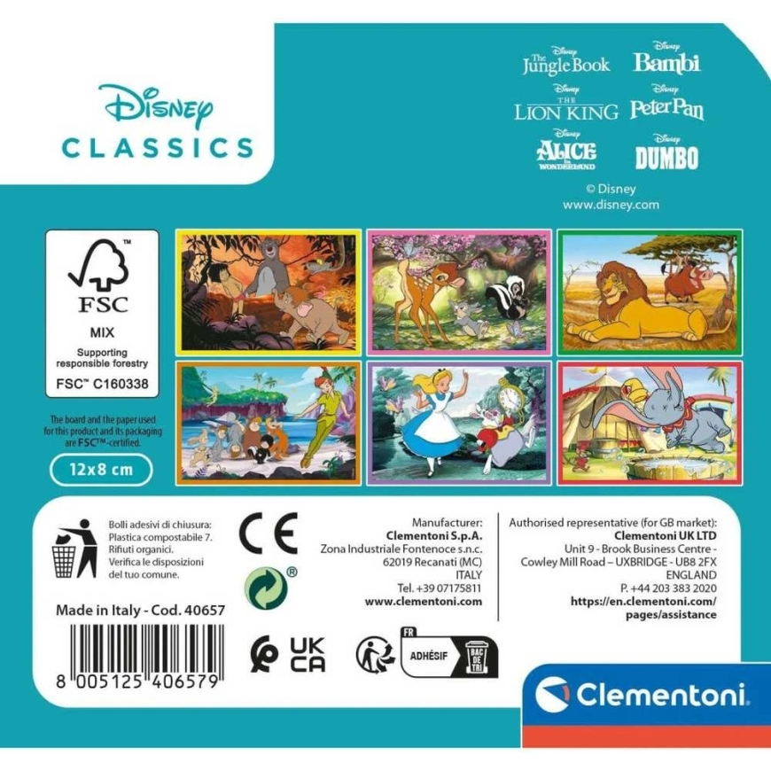 Clementoni Clementoni Кубики с изображениями 6 шт. Disney Classic 40657 – 5