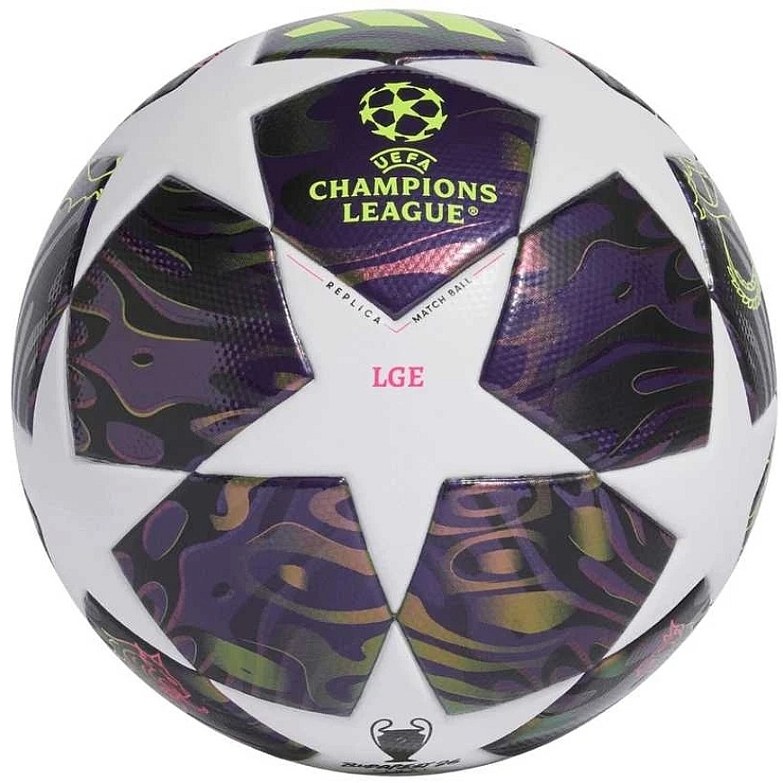 Futbolo kamuolys adidas UCL 25/26 Final League violetinė-balta JX9095 (4) – 2