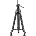 Vaizdo Stovas - Fotopro DV 5A Sunkus Skysčio Galvutė, Laiko 10 kg, Maksimalus Aukštis 193 cm, Juodas Vaizdo Stovas - Fotopro DV 5A Sunkus Skysčio Galvutė, Laiko 10 kg, Maksimalus Aukštis 193 cm, Juodas