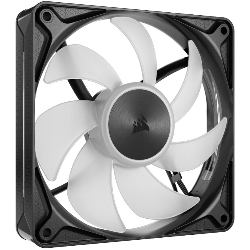 Corsair RS120 II ARGB 120mm ventilators, PWM, ARGB - Melns – 3