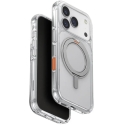UNIQ Swivix dėklas, skirtas iPhone 17 Pro, su 360° besisukančiu stovu, skaidrus