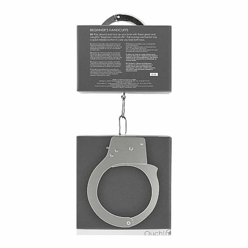 Ouch By Shots Ach! Klassiset unisex BDSM metalliset käsiraudat – 3