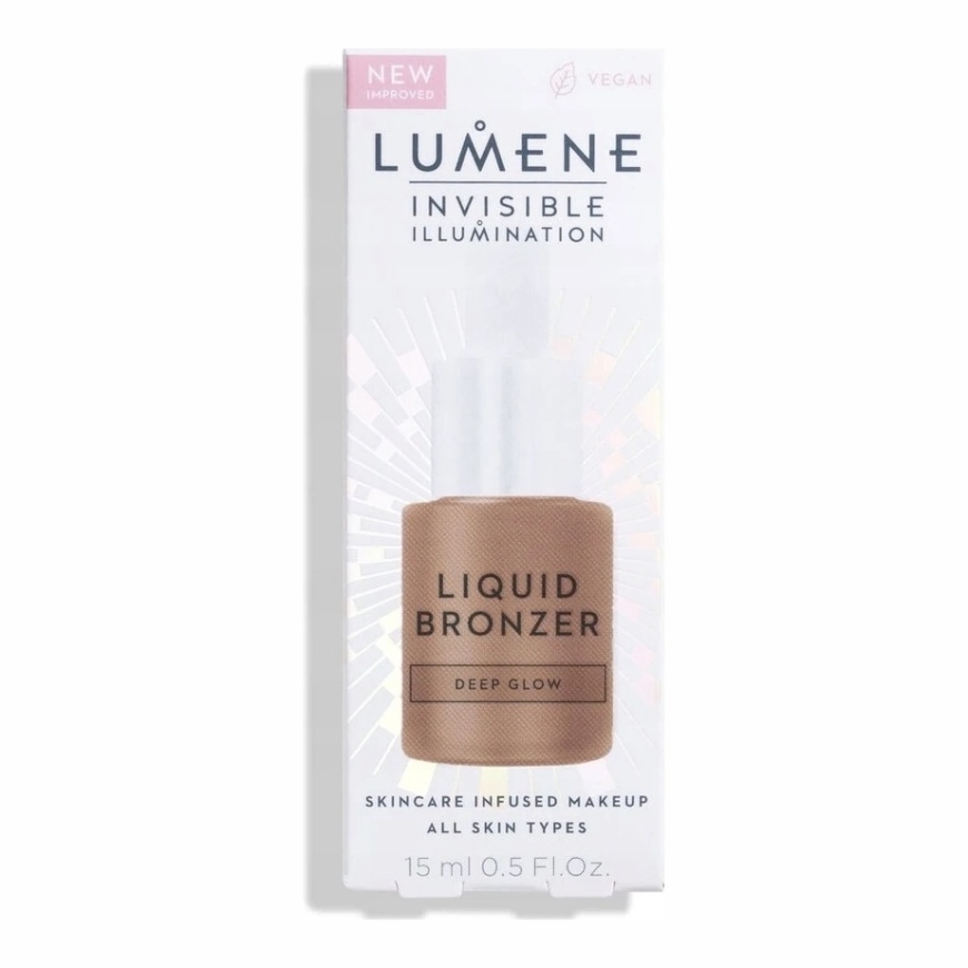 Lumene Invisible Illumination бронзер с сывороткой Deep Glow 15 мл – 2