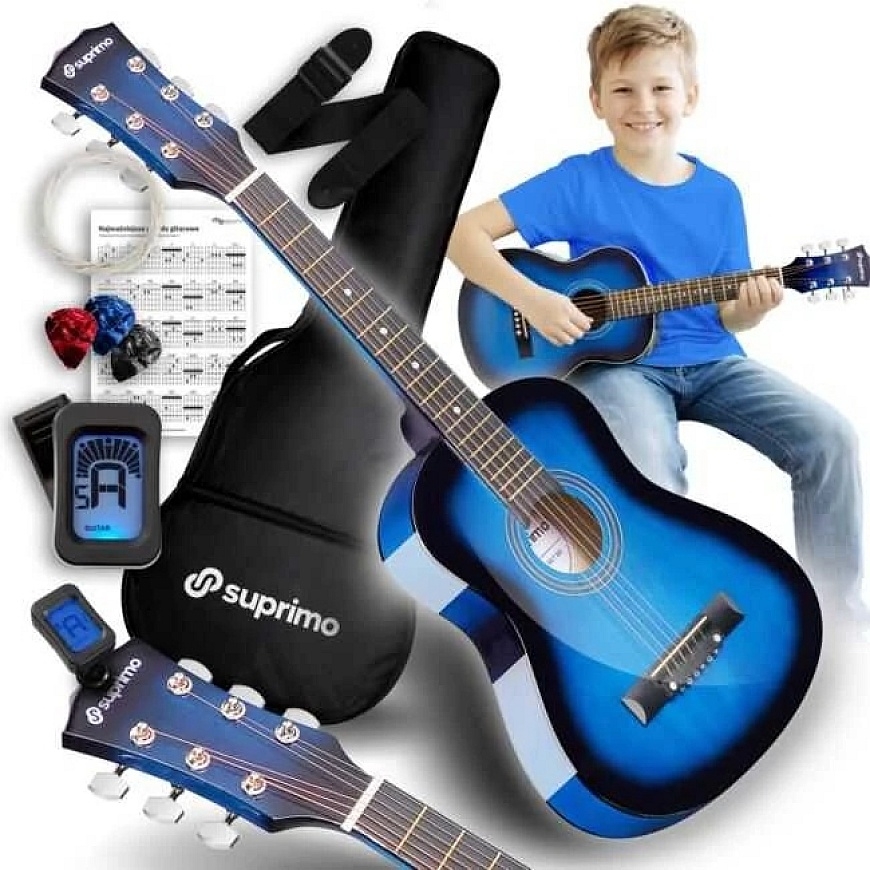 Carruzzo SUPRIMO JRA SET BB akustiline kitarr 1/4 blueburst