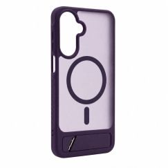 Samsung Galaxy A17 4G / A17 5G Rubber Coated MagSafe With Stand Case Purple